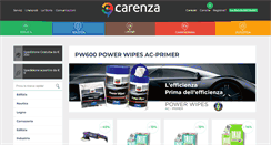 Desktop Screenshot of carenza.it